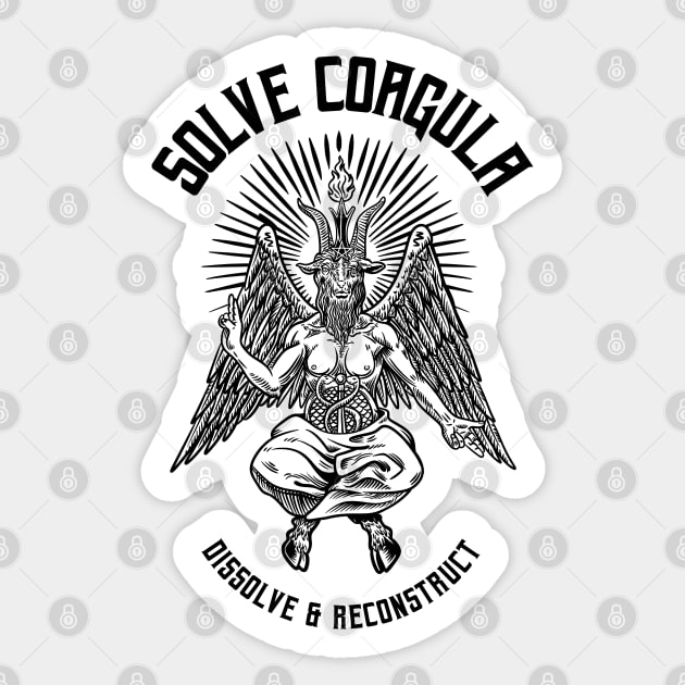 Solve Coagula Sticker by artslaves